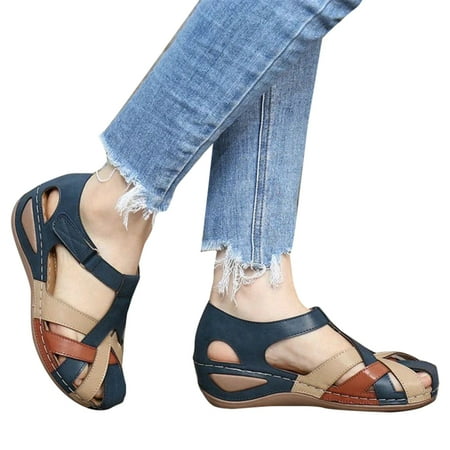 

Female Sandals Summer Cool Shoes Wear-resistant Non-slip Multipurpose For Summer Beach Indoor Outdoor Red 37