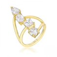 thumbnail image 1 of J Goodin R08564G-C01-07 3ct Stunning Cubic Zirconia Goldtone Ring - Size 7, 1 of 1