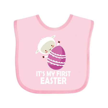 

Inktastic Babys First Easter Outfit Girl Gift Baby Girl Bib