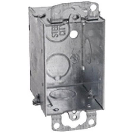 Thomas & Betts CDOW-25 Gangable Switch Box with 0.5 in. Knockouts - 3 x 2 x 2.5 in.