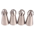 thumbnail image 2 of TIMIFIS Baking Molds 4Pc Torch Spherical Step-By-Step Buttercream Rose Framing Spout Cupcake Hallow Kitchen Gadgets, 2 of 8