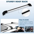 thumbnail image 3 of ECCPP Roof Rack Cross Bars fit for Kia Sorento 2014-2019 Rooftop Luggage Canoe Kayak Carrier Rack Travel Essentials Car Roof Cargo Carrier- Fits Side Rails Models ONLY, 3 of 7