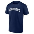 thumbnail image 2 of Men's Navy Jackson State Tigers Basic Arch T-Shirt, 2 of 3