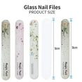 thumbnail image 2 of 3 Pack Crystal Glass Nail File with Case, Nail Shine Buffers Polisher for Manicure Nail Care Fingernail File, 2 of 7