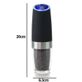 thumbnail image 4 of Juego de molinillo eléctrico de sal y pimienta por gravedad QUTETN con molinillo automático ajustable para sal y pimienta, 4 of 5