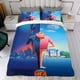 thumbnail image 4 of P624-Mi Villano Favorito Conjunto de sábanas temático, trío de piezas, cómodo y amigable con la piel, diseño único, regalo de decoración para el hogar para familiares, amigos y fans,140cm *210cm, 4 of 6