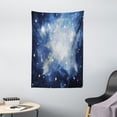 thumbnail image 1 of Constellation Tapestry, Blue Galaxies in Night Sky Celestial Image Stars Fog Magical, Wall Hanging for Bedroom Living Room Dorm Decor, 40W X 60L Inches, Dark Blue Pale Blue White, by Ambesonne, 1 of 2
