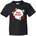 thumbnail image 3 of Inktastic Feliz Navidad Poinsettia Youth T-Shirt, 3 of 5