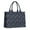 Navy Dinosaurs Space, variant on Large Capacity Tote Bag,Mint Dinosaurs with Cacti Cute Handbag Fashion Luxury Tote Bag,15.7"x13"x 5.1" Inches,Laptop Compatible