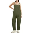 thumbnail image 1 of HBFAGFB Combinaison Femme Mode Décontractée Salopette Ample Pantalon Léger Vert Taille g, 1 of 4