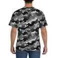 thumbnail image 3 of Bixox Men's Horse Silhouette Printed Short Sleeve Skinny Athletic T-Shirt, 3 of 6