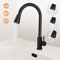 thumbnail image 1 of Shisuyan 1 Set Kitchen Tap with Pull-out Spray Kitchen Mixer Tap 360°Rotate Spout Kitchen Sink Tap with Inlet Hoses, 1 of 8