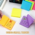 Pop Up Sticky Notes 3x3 inch Bright Colors Self-Stick Pads 6 Pads/Pack ...