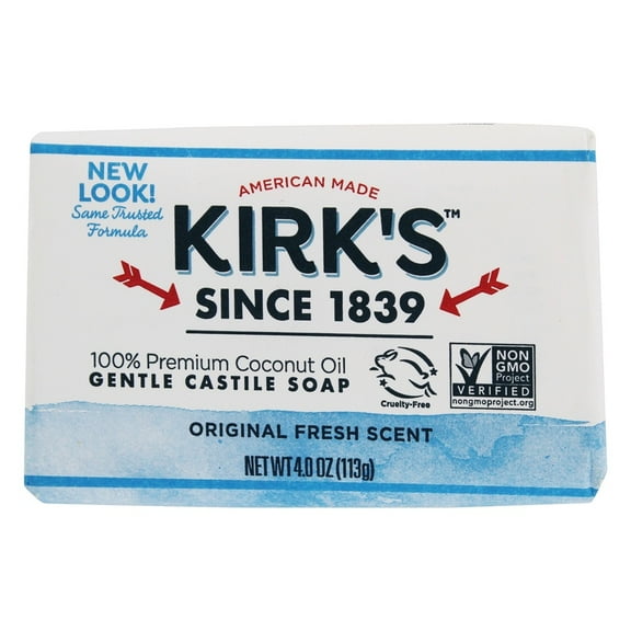Kirks Original Coco Castile Bar Soap - 4 Oz