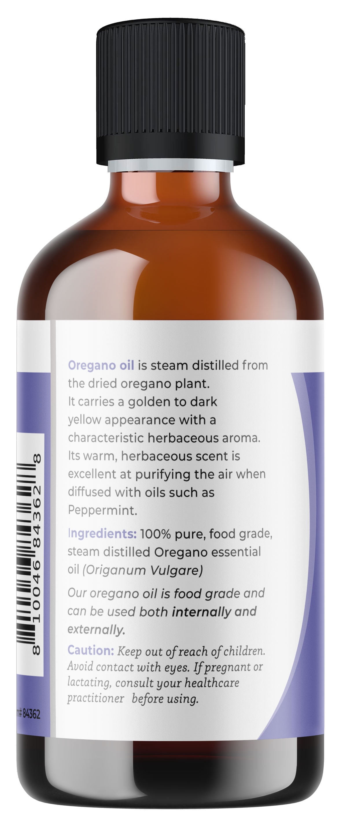 Viva Doria Pure Oregano Essential Oil, Undiluted, Food Grade, 118 mL (4 Fluid Ounce)
