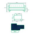 thumbnail image 4 of Sofa Cama Makora Lino Azul Tecnología Beehive Airflex Foam Modelo Silvestre, 4 of 9