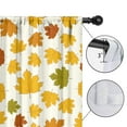 thumbnail image 4 of Harvest Season Rustic Autumn Harvest Thanksgiving Curtains Set of 2 Farmhouse,52x84in Kitchen Curtains Fall Holiday Long Curtain, 4 of 5