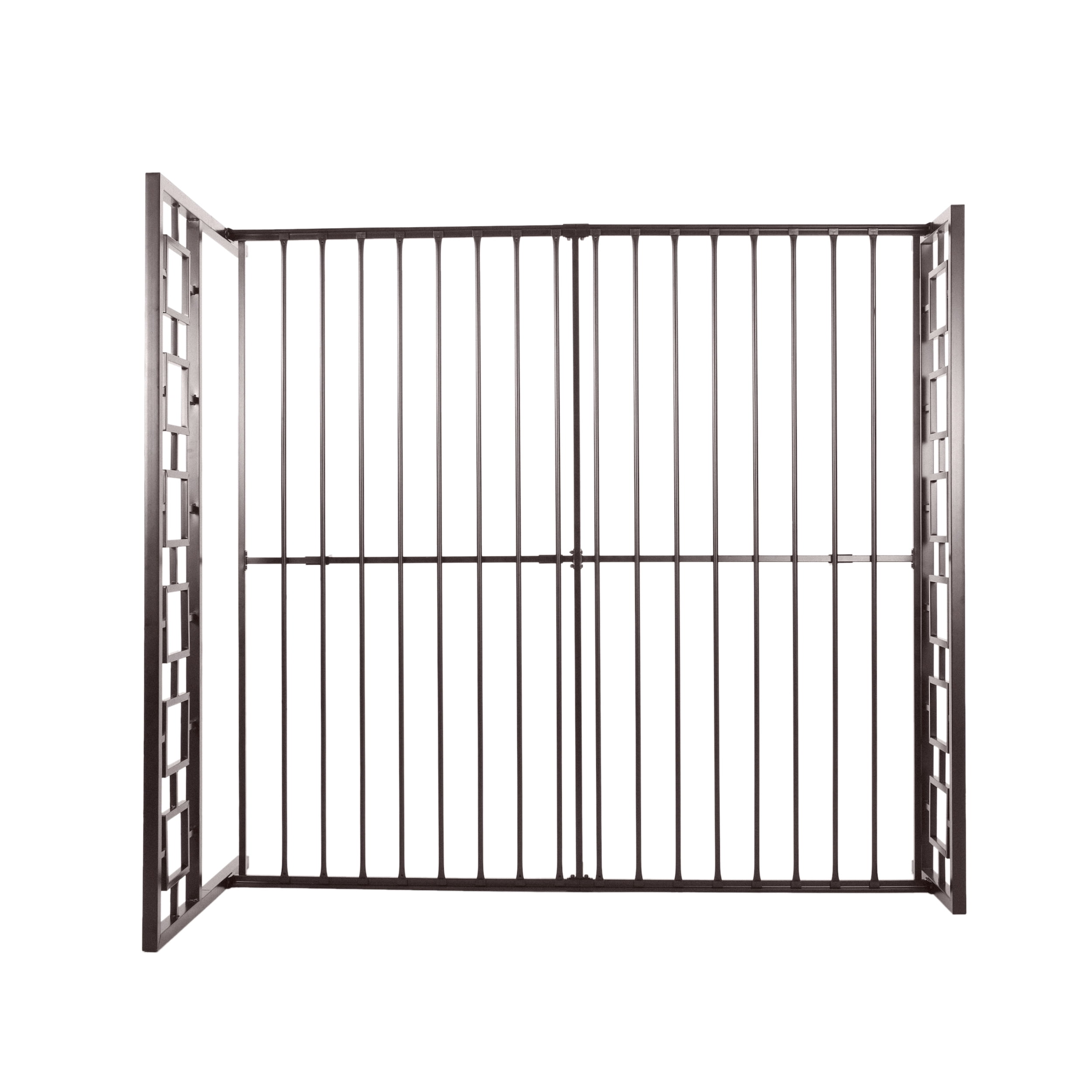 Noble House Krystin Modern King-Size Iron Bed Frame, Hammered Copper