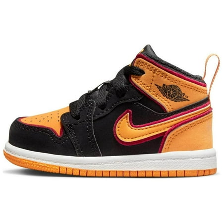 

Toddler s Jordan 1 Mid SE Black/Vivid Orange (FJ4926 008) - 7