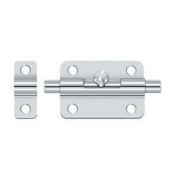 Deltana 3BBU26 3" Barrel Bolt; Bright Chrome Finish