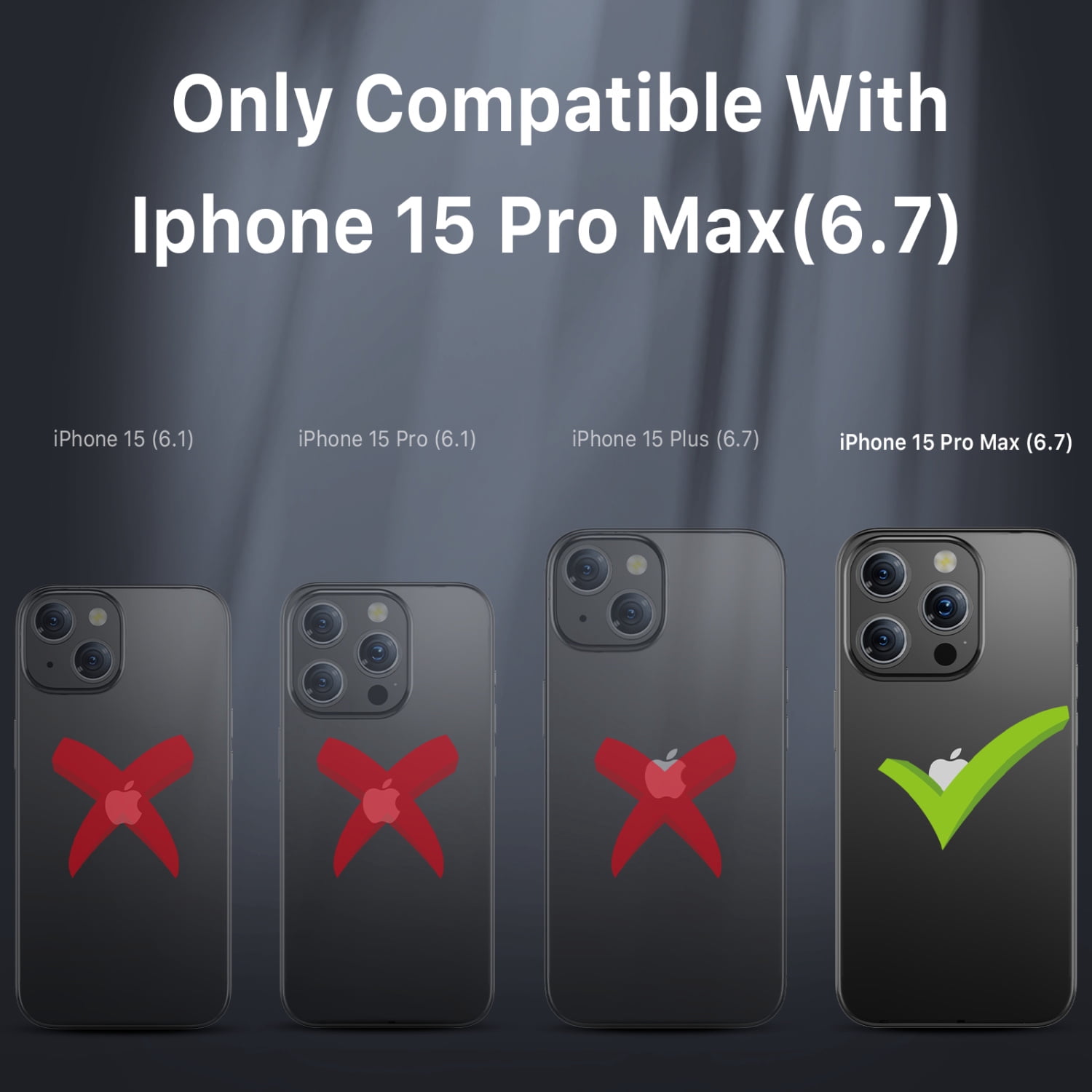 MYBAT PRO Maverick Series Case for iPhone 15 Pro Max , MagSafe Compatible, 360° Rotating Kickstand, Belt Clip Holster & Screen Protector Included, Anti-Drop Shockproof,Army Green