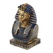 Yvsxxv Egyptian Pharaoh Statue Egyptian King Tutankhamun Figurine Resin Figurines Statue Bust Egypt Statue Resin Home Decor