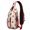 Cute Strawberry, variant on Ethnic Paisley Sling Backpack – Vintage Boho Floral Crossbody Daypack, Lightweight Anti-Theft Travel Bag with Adjustable Strap & Multi-Pocket Design