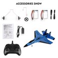 thumbnail image 2 of RC Airplane 2.4GHz RC Plane Gliding SU-35 Aircraft Model EPP Flight Toys 3-axis Gyro Stability Abanopi Azul/2 baterías, 2 of 7