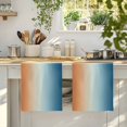 thumbnail image 4 of Burnt Orange Blue Ombre Kitchen Towels Set of 2, Abstract Modern Art Aesthetics Absorbent Dish Towels for Kitchen, Microfiber Hand Towel, Quick Drying Tea Towel for Cleaning Decorative Dishcloths, 4 of 7