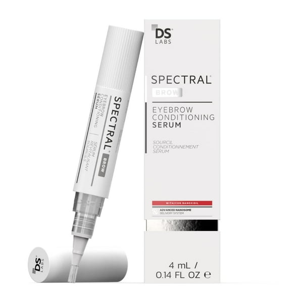 DS Labs Spectral.BROW Advanced Eyebrow Enhancing Serum - Fuller, Thicker-Looking Brows, with Nanoxidil, Retinol & Hyaluronic Acid, Paraben-Free, Sulfate-Free, Cruelty-Fr