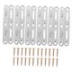 thumbnail image 5 of Houderco 6Jgo Sujetadores De Riel Para De Hierro Color Plata Con Conexión Estable Y Fácil Instalación Para Muebles, 5 of 7