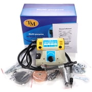 TOPCHANCES TM-2 Jewelry Rock Polishing Buffer Machine Bench Lathe Polisher Kits Rock Tumbler Gem Tools Grinder 200W