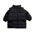 thumbnail image 2 of AJZIOJIRO Kids Baby Toddler Boys Girls down Puffer Jacket，Autumn Winter Warm down Coat +Thick Warm Vest Outwear Two Piece Set Toddler Medium Length Cotton Snowsuit Jacket for 1-6Y, 2 of 5