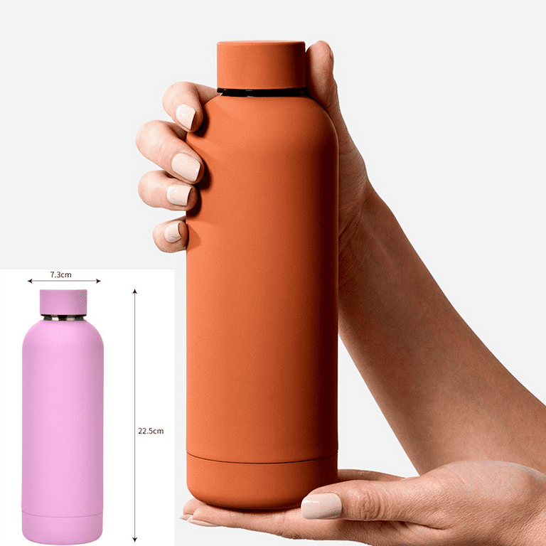 H2 Hydrology Water Bottle Insulated - Stainless Steel Hot & Cold Water Bottle, Wide Mouth Sports Flask, Leakproof Vacuum Sports Bottle, Double Wall