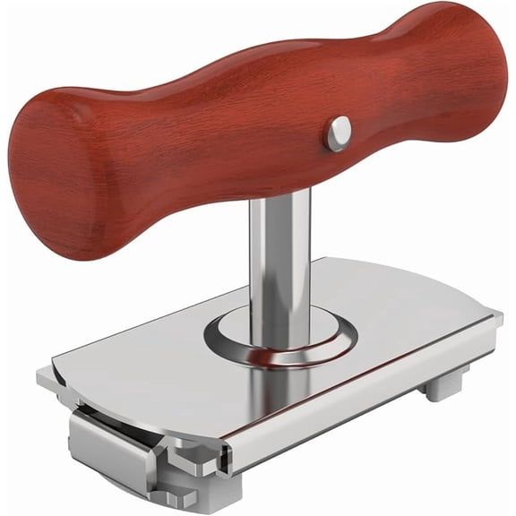 Jar Opener for Seniors with Arthritis & Weak Hands, Easy Twist Jar Openers, Adjustable Multifunctional Jar Lid Opener, Jar Bottle Cap Opener Gripper, Useful Gifts for Elderly/Women/Men (Wood Handle)