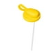 thumbnail image 4 of Tapa de lata de refresco de silicona con pajita Herramienta para cubrir latas Mantiene las bebidas frescas Reutilizable para Amarillo, 4 of 9