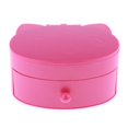 thumbnail image 1 of Exhibición Linda De De Joyería , Caja Del Organizador Del Almacenamiento De La Baratija Para Las De Las Mujeres, 15.5 X 12.5 Rosa roja, 1 of 8