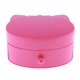 thumbnail image 1 of Forma De Caja De Joyería De Forma De Gato Dulce Para Organizador De Almacenamiento De De Collar, Caja De De pequeña sala De Joyería De Plást Rosa roja, 1 of 8