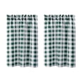 thumbnail image 7 of Ouuluon 2 Panels Cafe Curtains, Washable Insulate Tier Curtains, 39x28in Light Filter Kitchen Cafe Curtain for Coffee Shop Basement Indoor Window, 7 of 7