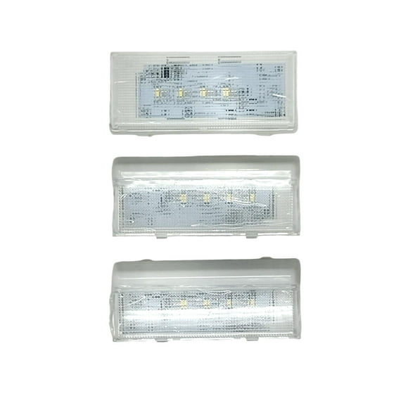 NEW 2 Pcs W10515057 & 1 Pc W10515058 LED Light SET compatible for Whirlpool, Kenmore, Maytag, KitchenAid, Refrigerators, WPW10515057 AP6022533 PS11755866 by Primeco - 1 YEAR WARRANTY
