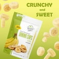 Gourmet Grove Dried Sweetened MMF7 Banana Chips 18 oz Ideal for Pairing