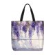 thumbnail image 1 of Easygdp Lavender Blooms Window Bolsa Tote para Mujer, Bolso de Hombro para Trabajo, Playa, Viajes, Compras y Supermercado, 1 of 7