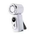 thumbnail image 2 of Ventilador portátil con clip, rotación ajustable, recargable, tamaño bolsillo, 5 velocidades, ideal para mujeres, hombres, conciertos, oficina y Blanco, 2 of 8