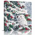 thumbnail image 2 of Christmas Owl Wall Art Painting on Canvas, Xmas Berry Botanical Snowflake Canvas Art Home Prints Wall Art Framed Modern Artwork for Living Room Bedroom Wall Decor 12x12in, 2 of 9