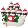 thumbnail image 1 of Decoración de Fiesta Navideña 2020 Adorno de Árbol de Navidad Adorno Familiar Personalizado Especial F, 1 of 5