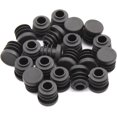 thumbnail image 1 of 16mmsvartaplastpluggar,svartarundarörkåpor,inregavelförstolarSkrivbordBordFotMöbelrör,20st, 1 of 5