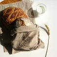 thumbnail image 2 of Linen Bread Bags - 2-Pack 11 x 15 inch Ideal for Homemade Bread, Unbleached, Reu, 2 of 4