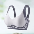 thumbnail image 2 of RMGVDSD Womens Push Up Bras Women's Wireless Bra With Seamless Smooth Comfort Wirefree T Shirt Bra Comfort Everyday Bra, 2 of 4