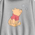 thumbnail image 2 of Winnie the Pooh - Snowflakes Oversized Fleece Hoodie Sweatshirt, 2 of 4
