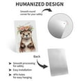thumbnail image 3 of Otter with Flower Crown Nursery Aluminum Sign – Cute and Playful Decor for Baby’s Room, Girl’s Room, Playroom – Ideal Gift for Nature-Inspired Spaces 12x16 inch, 3 of 8